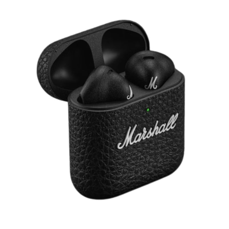 سماعات مارشال MINOR IV اللاسلكية - اسود | Marshall MINOR IV Wireless Earbuds – Black