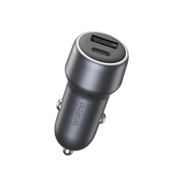 Oraimo OCC-73D Car Charger Dark Chrome - Front View