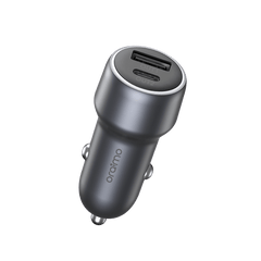 Oraimo OCC-73D Car Charger Dark Chrome - Front View