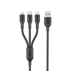 Oraimo OCD-118MCL 3-in-1 Cable Black - Product View