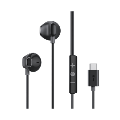 Oraimo OEP-650 Type-C Wired Earphones Black - Main View