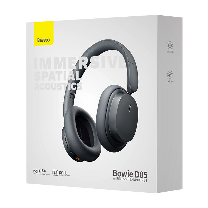سماعات Baseus Bowie D05 اللاسلكية - Baseus Bowie D05 Wireless Headphones Black