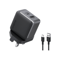 Oraimo طقم شاحن GaN بقدرة 33 واط OCW-7331U+C54 | Oraimo 33W GaN Charger Kit