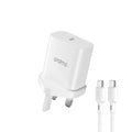 Oraimo طقم شاحن PowerCube بقدرة 20 واط OCW-U106S+CC54 | Oraimo PowerCube 20W USB-C Charger Kit