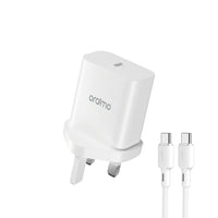 Oraimo طقم شاحن PowerCube بقدرة 20 واط OCW-U106S+CC54 | Oraimo PowerCube 20W USB-C Charger Kit