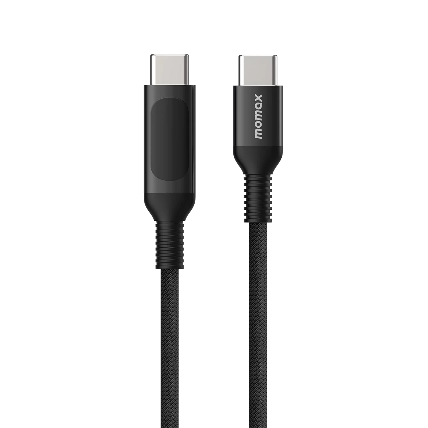 Kabloya Momax EliteLink USB-C bo USB-C PD 100W bi Dîmendera LED, 1.2m - Kabloya Momax EliteLink USB-C bo USB-C bi dîmendera LED, barkirina bilez 100W, dirêjahiya 1.2m