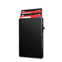 WiWU Warriors Carbon Magsafe Metal Stand Card Holder MW-007 | حامل بطاقات ماغسيف مع حامل معدني كاربون ووريرز