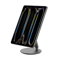 حامل تابلت ويوو متعدد الزوايا قابل للدوران والطي لجهاز ايباد برو 11 / برو 13 - رمادي | WIWU ZM-310 Hubble Tablet Stand for iPad Pro 11 / Pro 13 – Gray