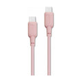 كابل شحن USB-C إلى USB-C 60 واط 1 متر فيليبس DLC6541CP/00 وردي | Philips DLC6541CP/00 USB-C to USB-C Charging Cable
