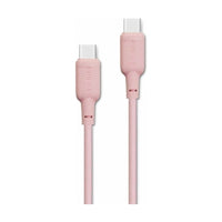كابل شحن USB-C إلى USB-C 60 واط 1 متر فيليبس DLC6541CP/00 وردي | Philips DLC6541CP/00 USB-C to USB-C Charging Cable