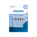 بطاريات AAA Extra Power عبوة 4 قطع فيليبس LR03P4B/40 | Philips LR03P4B/40 Extra Power AAA Batteries 4 Pack
