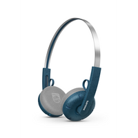 سماعة رأس لاسلكية بتصميم كلاسيكي فيليبس TAH2000 | Philips TAH2000 The Ringo Wireless Headphones — فيروزي