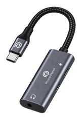 محول USB-C إلى شحن USB-C وصوت 3.5 ملم من فون بلانيت 0.15M-TYPEC-C-C-AUX | Phone Planet 0.15M-TYPEC-C-C-AUX USB-C to USB-C Charging & 3.5mm Audio Adapter