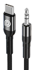 كيبل صوت USB-C إلى 3.5 ملم بطول 1.2 متر من فون بلانيت PP-AUXC-120-BK | Phone Planet PP-AUXC-120-BK 1.2m USB-C to 3.5mm Audio Cable