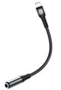 محول صوت Lightning إلى 3.5 ملم بطول 12 سم من فون بلانيت PP-EC-LAUX-12-GY | Phone Planet PP-EC-LAUX-12-GY Lightning to 3.5mm Audio Adapter 12cm