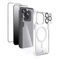 باكج حماية 5 في 1 شفاف HD لآيفون 16 برو ماكس من فون بلانيت PP-PACK-IP16PM-CLEAR | Phone Planet PP-PACK-IP16PM-CLEAR 5-in-1 HD Clear Protection Set for iPhone 16 Pro Max