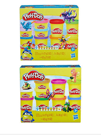 Play-Doh Colorful Compound 9-Pack F7965 - cans