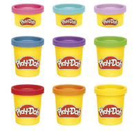 Play-Doh Colorful Compound 9-Pack F7966 - assortment view