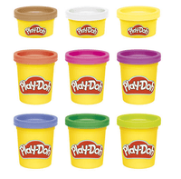 Play-Doh Colorful Compound 9-Pack F7965 - box back