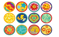 Play-Doh Treats and Favors 12-Pack G0519 - mini cans and stickers