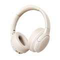 Baseus Bass BH1 Lite Wireless Headphones OffWhite - سماعات رأس بيسوس باس BH1 لايت لاسلكية أوف وايت