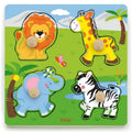 فيجا لغز الحيوانات البرية بمقابض | Viga Wild Animals Knob Puzzle