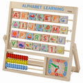 فيجا لوح تعلم الحروف والساعة | Viga Learning Alphabet & Clock