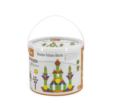 Viga Geometric Pattern Blocks 250 Pieces
