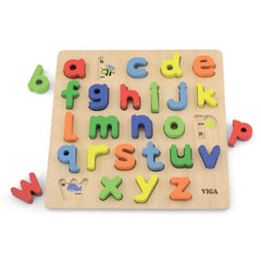 Viga Lowercase Alphabet Block Puzzle