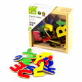 فيجا حروف مغناطيسية خشبية 52 قطعة | Viga Magnetic Letters 52 Pieces