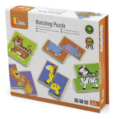 Viga Wild Animals Matching Puzzle