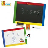 فيجا لوح طباشير وكتابة مغناطيسي | Viga Magnetic Chalk & Dry Erase Board