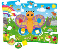 كاروتينا فراشة الأشكال والألوان | Lisciani Carotina Baby Butterfly Shapes & Colors