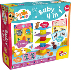 كاروتينا بيبي المزرعة 4 في 1 | Lisciani Carotina Baby 4-in-1 Farm Games