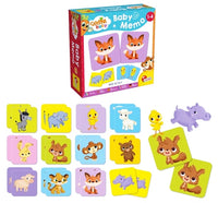 كاروتينا ميمو صغار الحيوانات | Lisciani Carotina Baby Memo Baby Animals