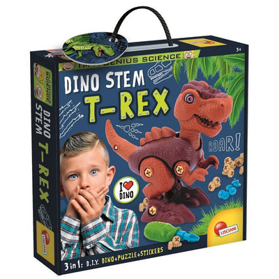 عبقري صغير دينو ستيم تي ريكس | Lisciani I'm a Genius Dino STEM T-Rex