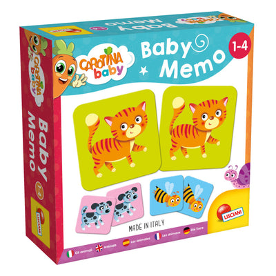 كاروتينا ميمو الحيوانات | Lisciani Carotina Baby Memo Animals