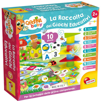 كاروتينا بيبي مجموعة الألعاب التعليمية | Lisciani Carotina Baby Educational Games Collection
