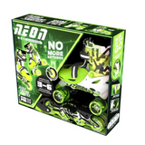 واي فلوشن حذاء تزلج نيون كومبو 2 في 1 مقاس US 3–6 أخضر | Yvolution Neon Combo 2-in-1 Skates US Size 3–6 Green