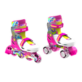 واي فلوشن حذاء تزلج نيون كومبو 2 في 1 مقاس US 3–6 وردي وأصفر | Yvolution Neon Combo 2-in-1 Skates US Size 3–6 Pink/Yellow