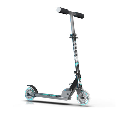 Yvolution Neon Apex LED Scooter Grey/Teal
