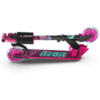 Yvolution Neon Apex LED Scooter Pink/Teal