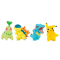 مجموعة بوكيمون بيكاتشو ورفاقه أربعة مجسمات | Pokémon Battle Figure 4-Pack Pikachu Chikorita Totodile Cyndaquil