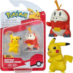 مجسمات بوكيمون بيكاتشو وفويكوكو | Pokémon Battle Figure Pack Pikachu & Fuecoco