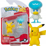 مجسمات بوكيمون بيكاتشو وكواكسلي | Pokémon Battle Figure Pack Pikachu & Quaxly
