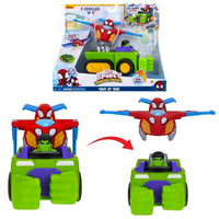 سبايدي وهالك مركبة تيم أب تانك | Spidey & Hulk Team Up Tank