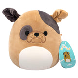 سكويشمالوز لوفر كلب البولدوغ 19 سم | Squishmallows Loafer Brown Bulldog 7.5-Inch Plush