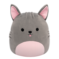 سكويشمالوز أفروديت الكلب الرمادي 30 سم | Squishmallows Aphrodite Grey Hairless Dog 12-Inch Plush