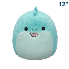 سكويشمالوز إيسي ثعبان البحر الأزرق فازامالوز 30 سم | Squishmallows Essy Blue Eel Fuzzamallows 12-Inch Plush