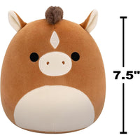 سكويشمالوز فيليب الحصان البني 19 سم | Squishmallows Philip Brown Horse 7.5-Inch Plush